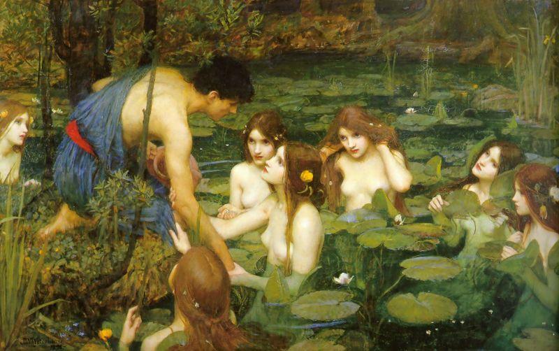 John William Waterhouse Hylas and the Nymphs Germany oil painting art